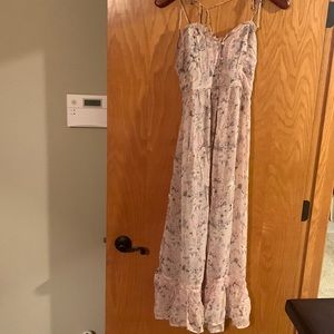 Anthropologie sheer curtain top